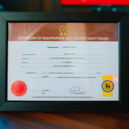 Shirantha Hotel Galle Buitenkant foto