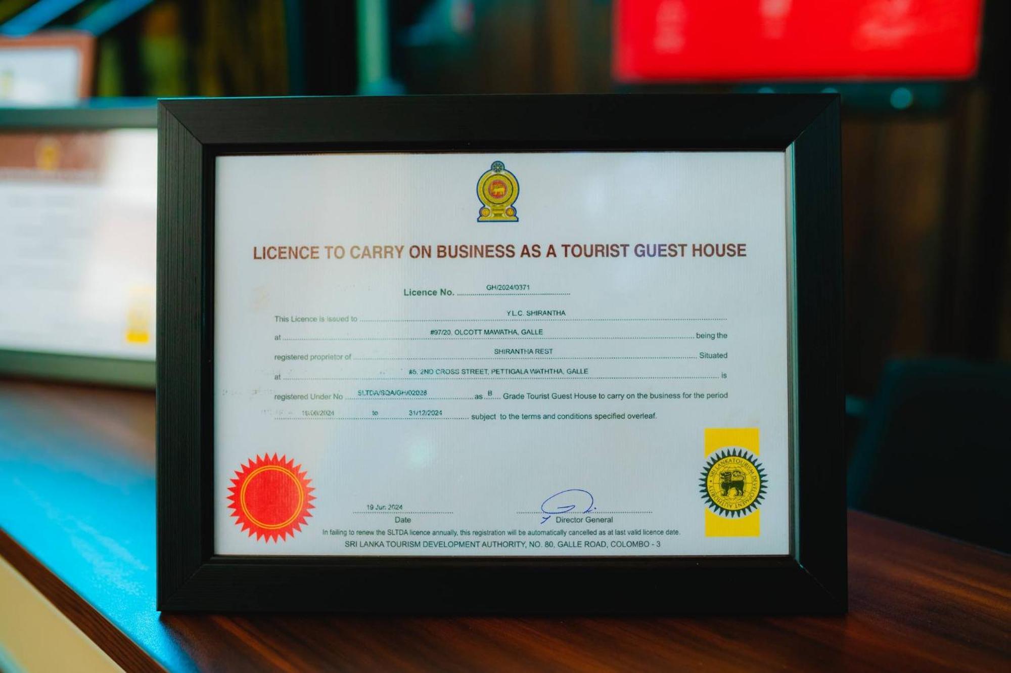 Shirantha Hotel Galle Buitenkant foto